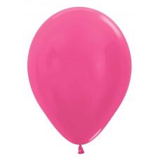Pink Deluxe Fuchsia latex Balloon 11"